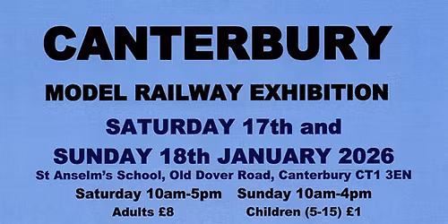 Sales Stand at the Canterbury Model Railway Exhibition