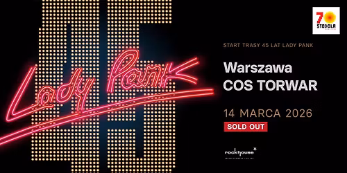 45-LECIE LADY PANK, 14.03.2026, COS TORWAR