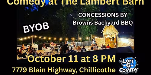 Comedy at The Lambert Barn