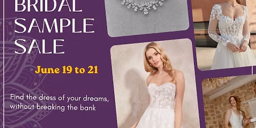 Wedding Dress Sample Sale