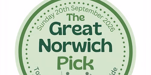 A meet & greet evening for anyone who would like to get involved with the Great Norwich Pick.