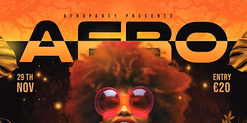 AFRO DISCO at Suya Man Drogheda, SAT. 29TH NOV. 2025 \u2664