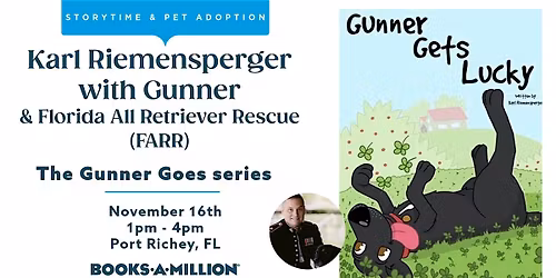 Storytime with Karl Riemensperger & Gunner plus FARR Adoption Event