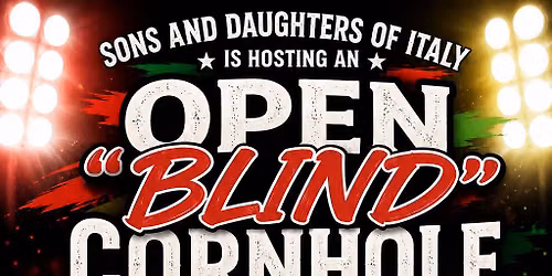 Blind Draw Cornhole Tournament 