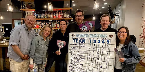 Rock Paper Scissors Trivia Night