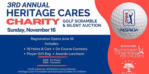 Heritage Cares Charity Golf Scramble