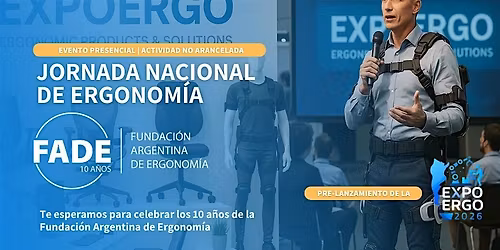Jornada Nacional de Ergonom\u00eda | FADE 10 a\u00f1os