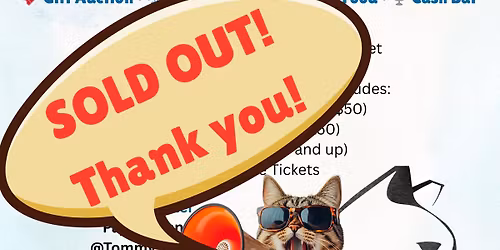 SOLD OUT! 3\/22\/26 Gift Auction 50\/50 Tricky Tray