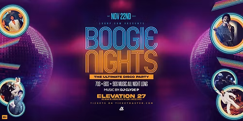 Boogie Nights: This Ultimate Disco Party