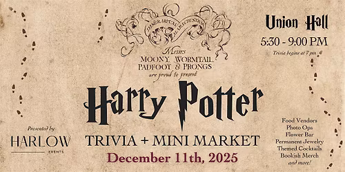 Harry Potter Trivia + Mini Market