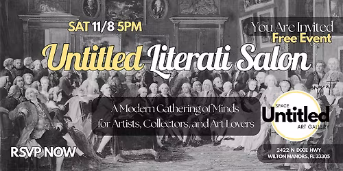 "UNTITLED" Literati Salon @ Space Untitled Art Gallery