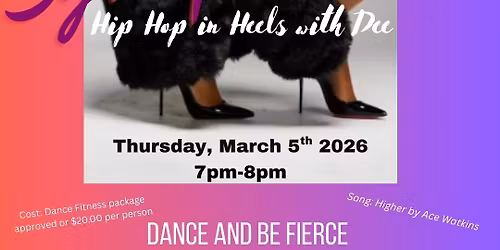 Heels Symphony Pop Up Class: March 2026 at SdeBDanceStudio Pooler, GA