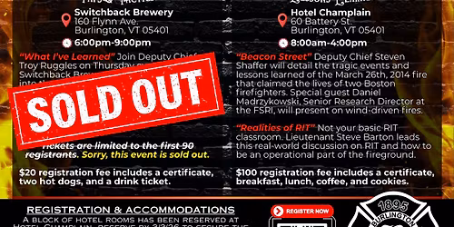 Burlington Fire Department Spring Training Seminar 