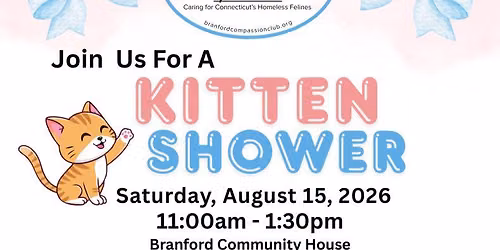 BCC's Kitten Shower 2026 - RSVP!