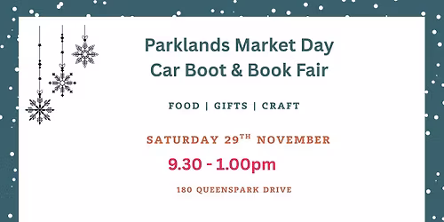 Parklands Market Day, Car Boot and Book Fair