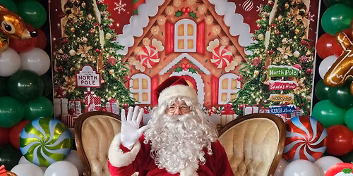 Pictures with Santa at Clean Slate Coffee House