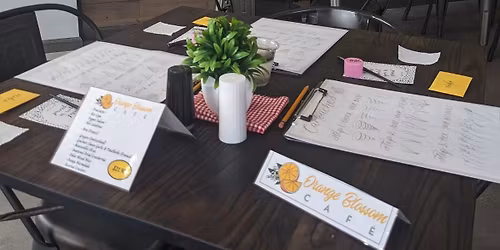Modern Calligraphy for Beginners at Orange Blossom Cafe