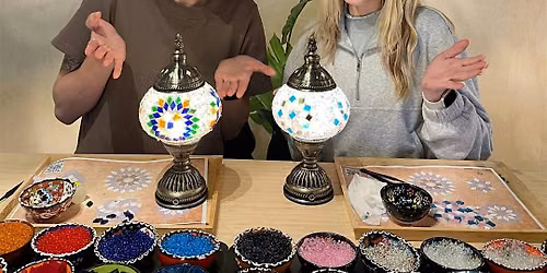 Mosaic Art Classes San Francisco: Turkish Lamp Workshop