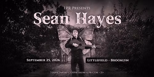LPR Presents: Sean Hayes