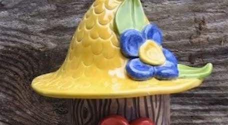 Hand Build Clay Bird Houses