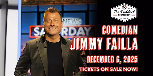 Jimmy Failla Host of Fox News Saturday Night at The Paddock at PBKC