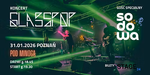 [Pozna\u0144] Koncert GLASSPOP + SODOWA