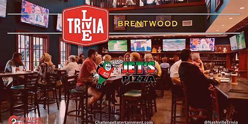 Weekly Live Trivia at Jet's Pizza - Brentwood