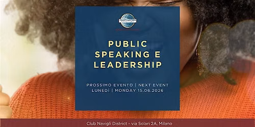 Public Speaking & Leadership - Toastmasters Milano Navigli