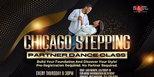 Portsmouth - Beginners Chicago Stepping Partner Dance Class