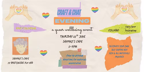 Craft & Chat Evening A Queer Wellbeing Event
