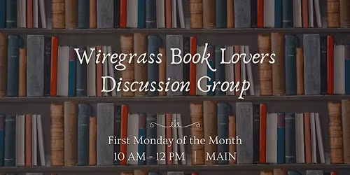 Wiregrass Book Lovers Discussion Group