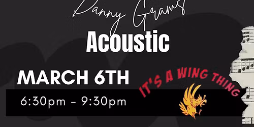 Acoustic Night at It's A Wing Thing!