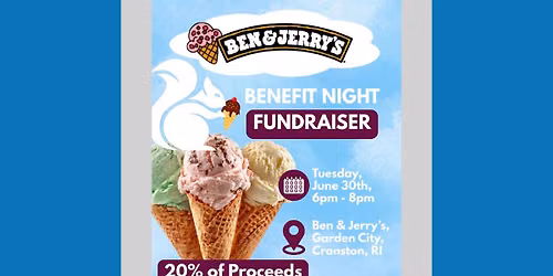 RIHS Ice Cream Fundraiser at Ben & Jerry\u2019s