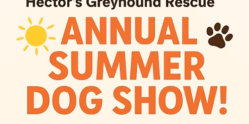 Hectors Annual Summer Dog Show at Ellesmere Cricket Club