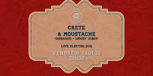 DUBANKO & WOODY VIBES - CR\u00caTE & MOUSTACHE (LIVE ELECTRO DUB)
