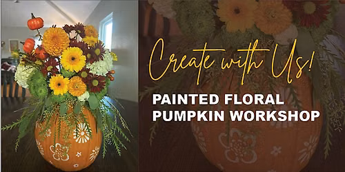 Painted, Floral Pumpkin Workshop