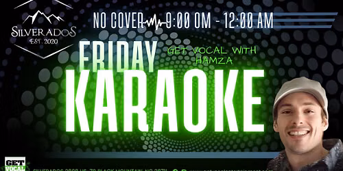 Get Vocal with KJ Hamza, Friday at Silverados in Black Mountain