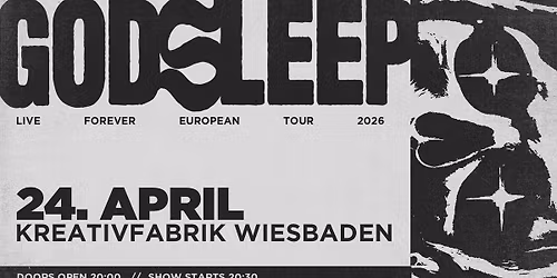 Godsleep \/ Fabrverlust \/ Ribbit \u2022 Kreativfabrik Wiesbaden