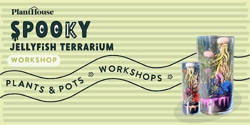 Spooky Jellyfish Terrarium Workshop