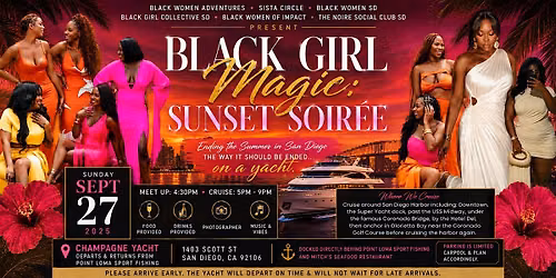 \u2728 Black Girl Magic: Sunset Soir\u00e9e \u2728