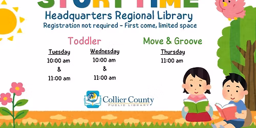 Storytime at Headquarters Regional Library