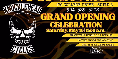 Ribbon Cutting - Knucklehead Cycles & Marine     