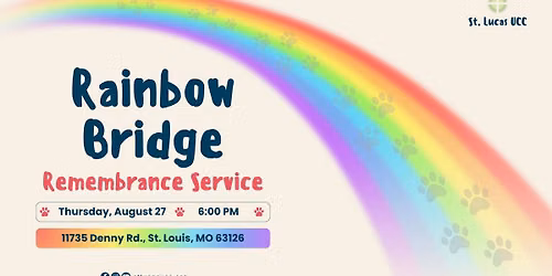 Rainbow Bridge Remembrance Service