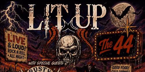\ud83c\udf83 LIT UP HALLOWEEN PARTY \u2014 THE 44 LIVE! \ud83d\udd25