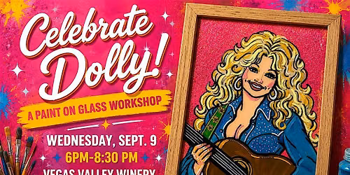 Celebrating Dolly: A Paint on Glass Workshop