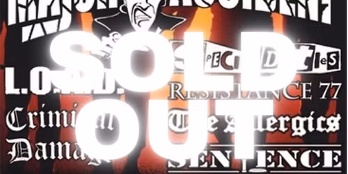 Punk & Oi All-Dayer SOLD OUT