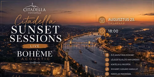 Citadella Sunset Sessions | Boh\u00e8me Acoustic