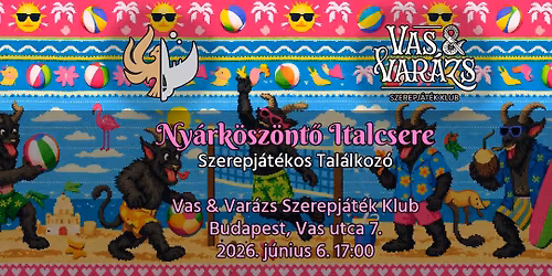 Ny\u00e1rk\u00f6sz\u00f6nt\u0151 Italcsere Szerepj\u00e1t\u00e9kos Tal\u00e1lkoz\u00f3 - ATA + V&V