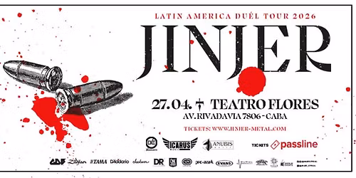 Jinjer en Argentina - Teatro Flores (27\/04\/2026)