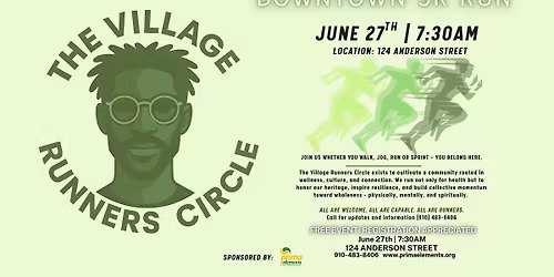 Village Runners Club 5K Run - Free Event!